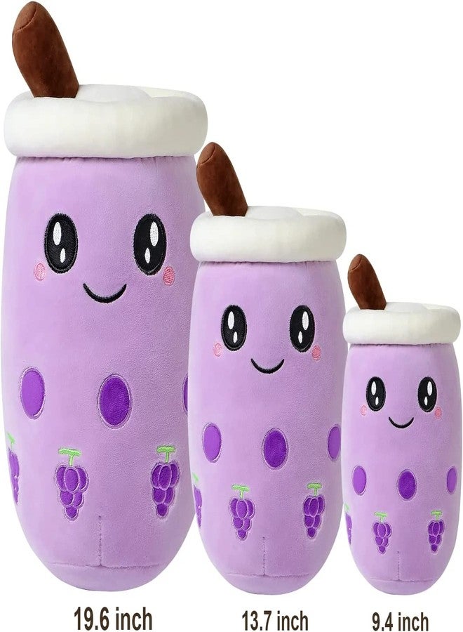 TechMax Solution دمية شاي الفقاعات المحشوة من تيك ماكس سوليوشن كاواي، دمية قطيفة على شكل كوب شاي حليب بوبا، وسادة لعبة للأطفال - Image 2